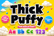 Thick Puffy, a Slab Serif Font by Wow Magic (Thumbnail 1 of 4)