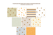 Cute Patterns For Kids With Bees, a Pattern Graphic by vatrushkaprint_store (Thumbnail 2 of 5)