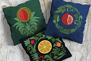 Fruits and Flowers - clipart set, a Graphic by ComelyPics Shop (Thumbnail 6 of 10)