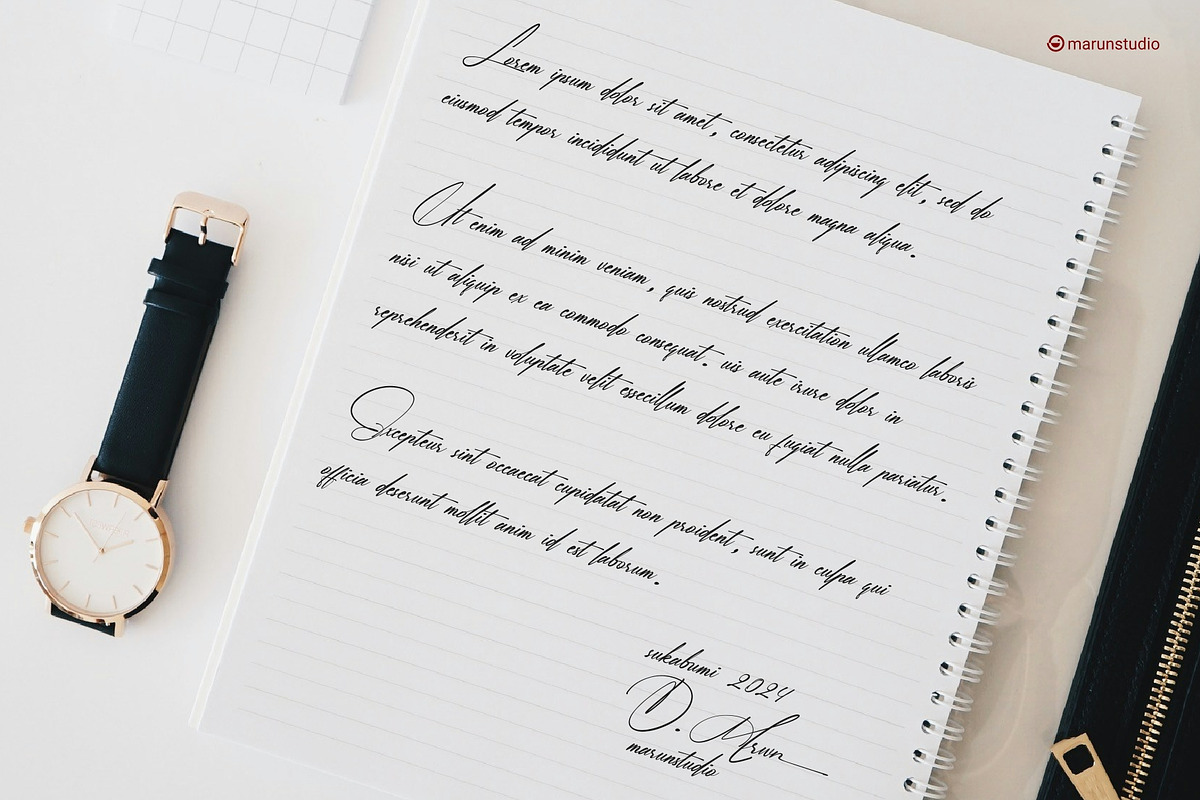Saginatha - Signature font, a Handwritten Font by Dewan Type (Photo 6 of 14)