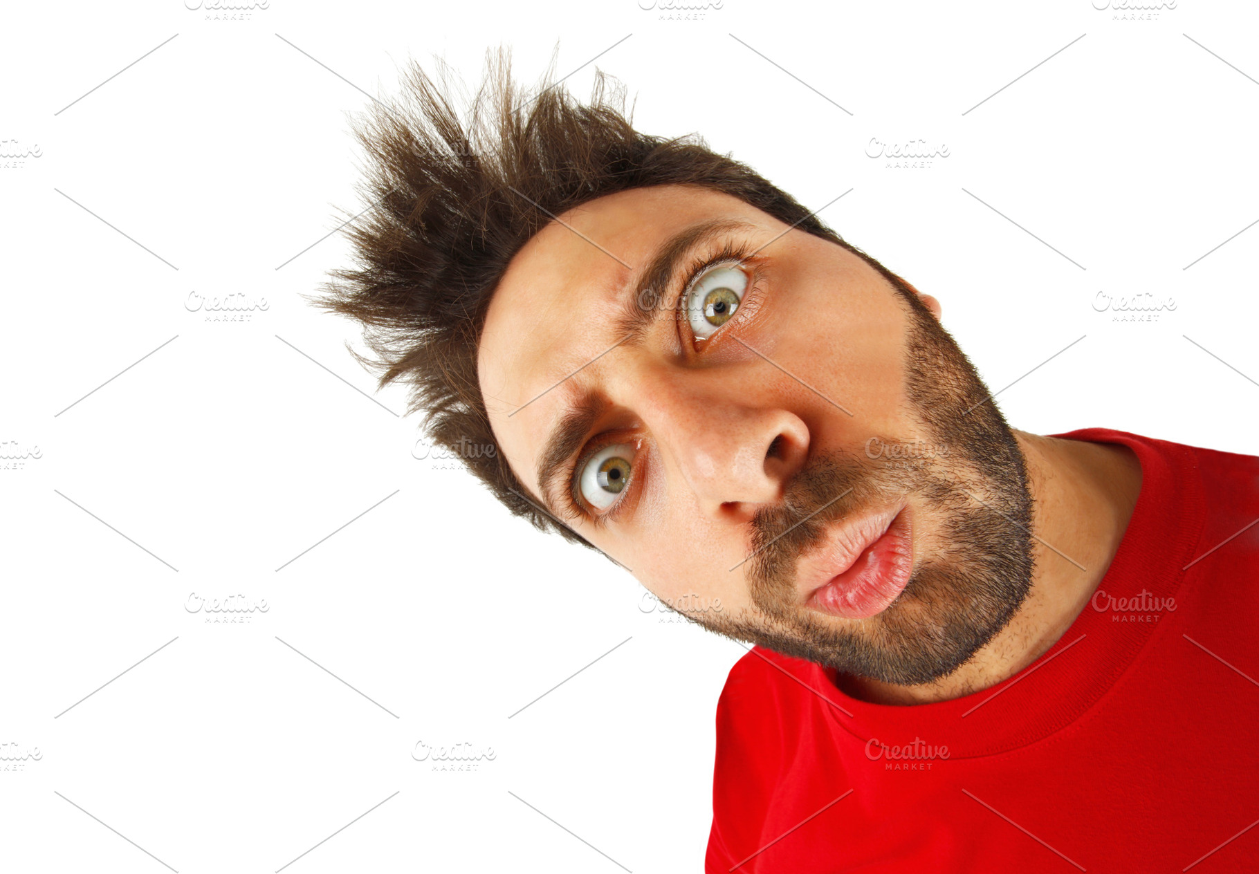 Young boy with a surprised expressio, a Background Photo by Antonio Gravante Market