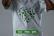 St Patrick's Day Clover Heart, an Object Graphic by Mockmenot (Thumbnail 2 of 3)