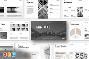 Minimal Architecture Presentation, a Presentation Template by Blackcloud_Creations