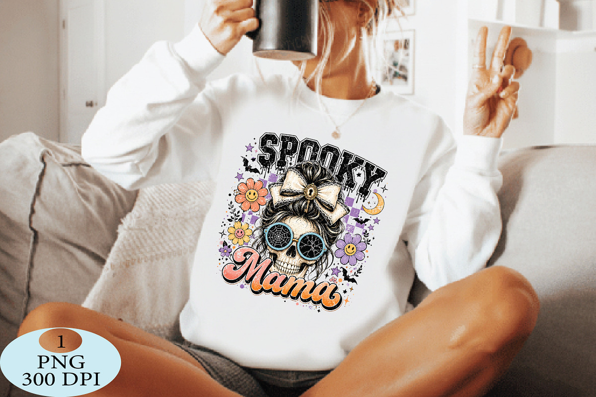 Spooky Mama Png,Halloween PNG, a Seasonal Illustration by Daily.Designs (Photo 4 of 5)