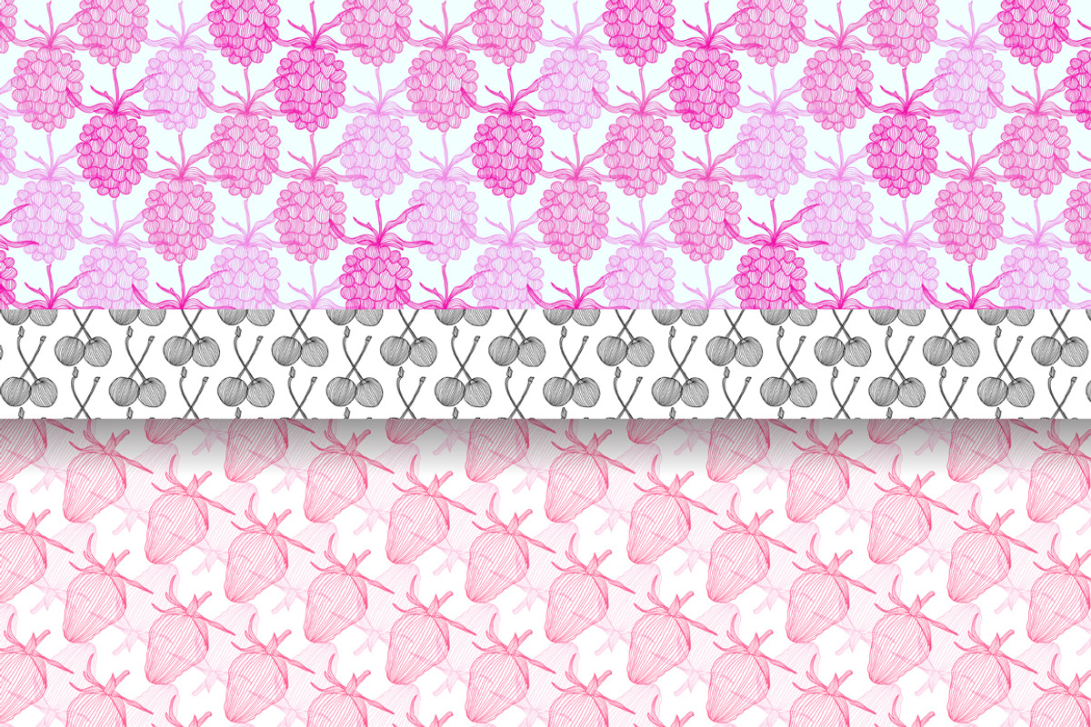 28 Fruit Seamless Patterns preview 4