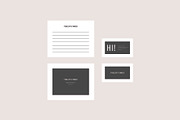 Penelope Business Card Template, a Business Card Template by studiolmh (Thumbnail 2 of 4)