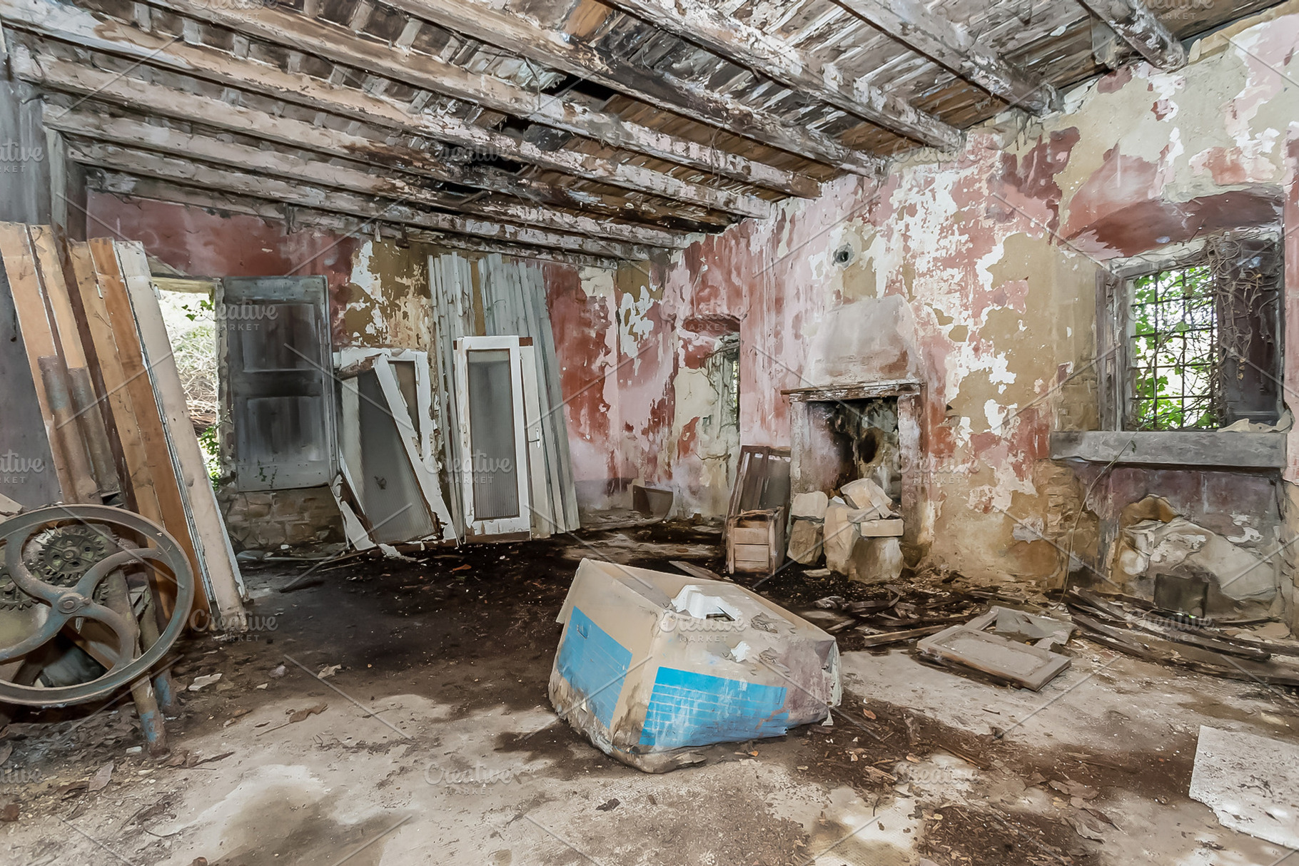 Old ruined house, an Architecture Photo by KYNA STUDIO
