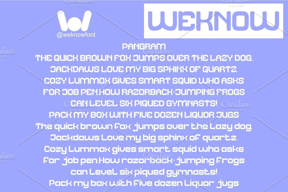 Futuristic Clean font, a Sans Serif Font by weknow (Photo 6 of 8)