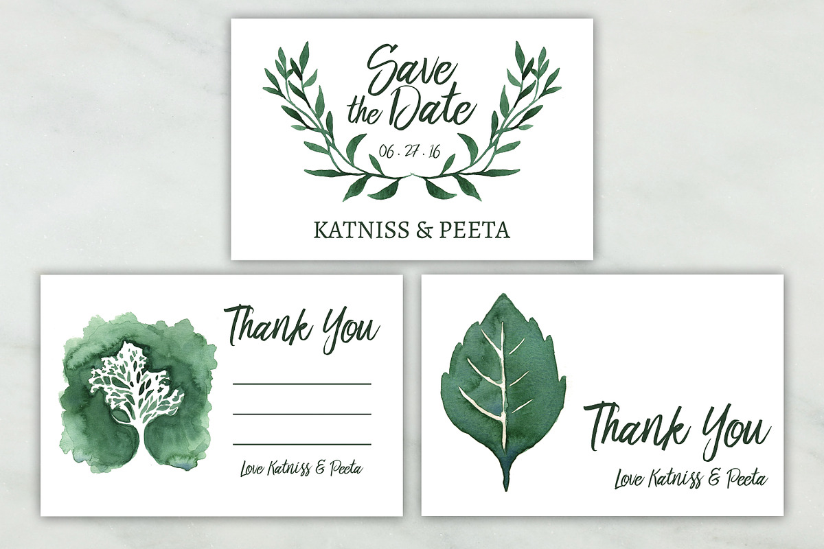 Wild Greenery Wedding Collection, an Invitation Template by Knotted Design (Photo 8 of 9)