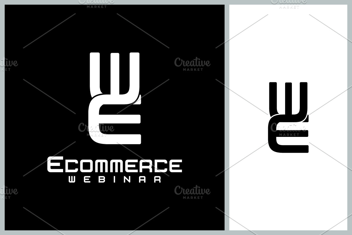 Initial E and W logo Modern Concept, a Branding & Logo Template by Atlantis X Nurman Arbai (Photo 2 of 2)
