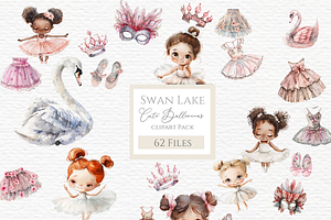 Swan lake clipart cute Ballerina, a Person Illustration by Invite to Clipart