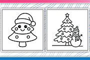 Christmas Tree Coloring Pages, an Illustration by LightExpress (Thumbnail 3 of 7)
