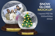 Snow Globe Mockup, a Product Mockup by Digitalphaser (Thumbnail 1 of 6)
