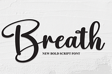 Breath | Script Font