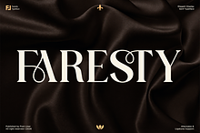 Luxury Ligature Serif Font - Faresty