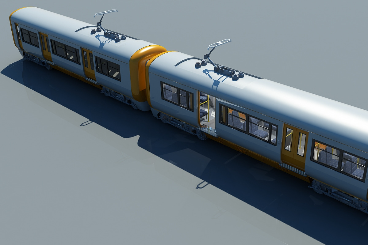 3D Train 05, a Cars & Vehicle 3D Model by Giimann (Photo 4 of 16)