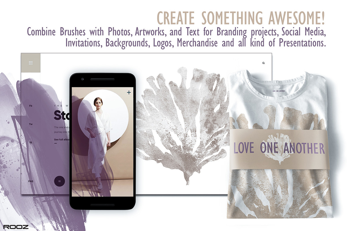 Epic Stamp Brush Compositions, a Brush Add-On by Epic By Design (Photo 3 of 7)