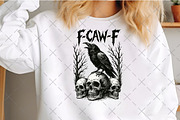 Crow Raven PNG, F-CAW-F, an Illustration by Craft Nest (Thumbnail 3 of 5)