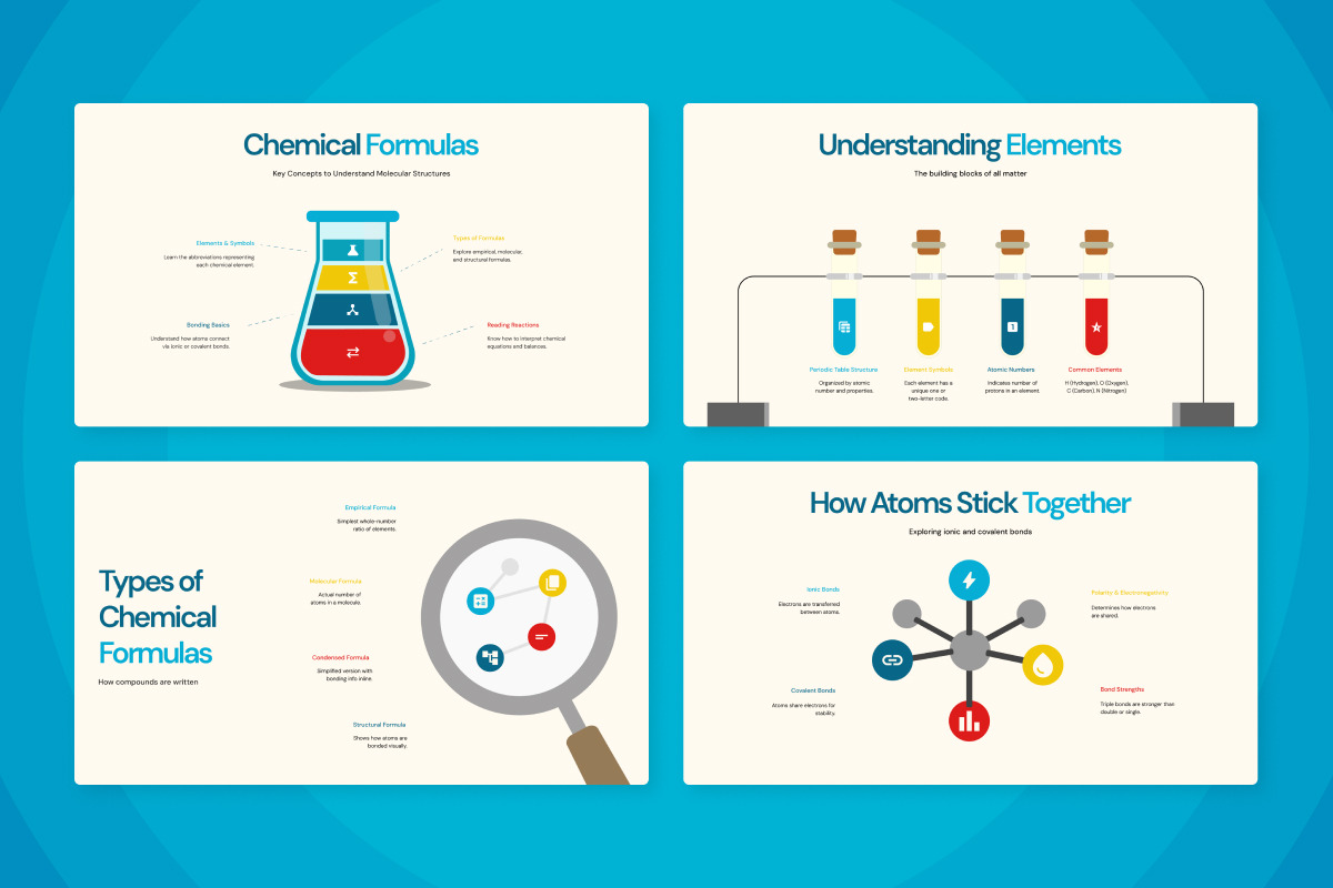 Science Formula Data Infographic Kit, an Education Illustration by twinstd (Photo 3 of 5)