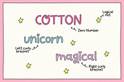 GLOWING NOTES | CUTE FONT, a Handwritten Font by Maria Feliz Fonts (Thumbnail 10 of 10)