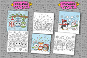 Christmas Fall Vibes Coloring Book, an Illustration by one-touch (Thumbnail 2 of 15)