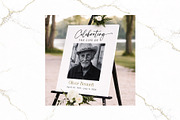 Funeral Welcome Sign B&W Canva FR001, a Poster Template by TyphoonStudio (Thumbnail 4 of 8)