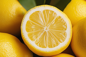 Close up of halved lemon resting on, a Food & Drink Photo by MistyDay
