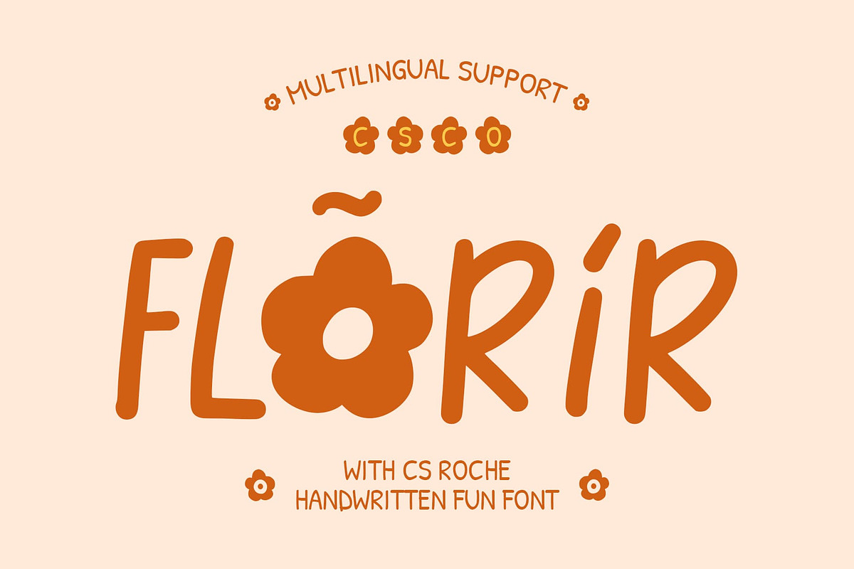 CS Roche – Fun Handwritten Font, a Handwritten Font by Craft Supply Co. (Photo 4 of 8)