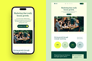 Zenith Marketing Agency Landing page, an UI Kit Template by Ahmed Rubel (Thumbnail 5 of 9)