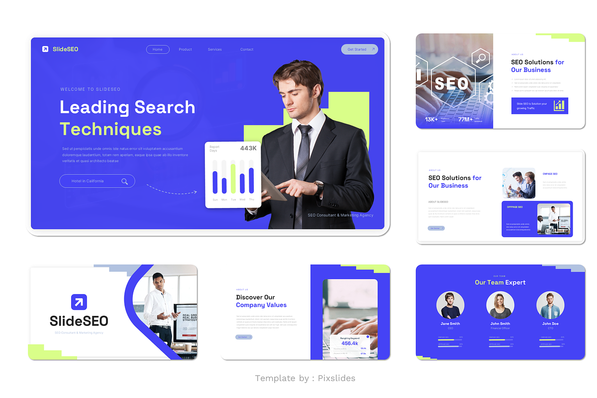 SEO Consultant Marketing Keynote, a Presentation Template by Pixslides (Photo 2 of 4)