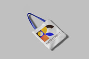 Realistic Tote Bag Mockup PSD, a Merchandise Mockup by rizalamora (Thumbnail 4 of 11)