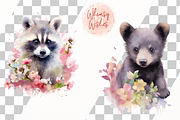 Spring Woodland Animals Watercolor, an Animal Illustration by Whimsy & Wishes (Thumbnail 7 of 8)