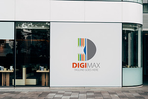 Digimax D Letter Logo, a Branding & Logo Template by Josuf Media