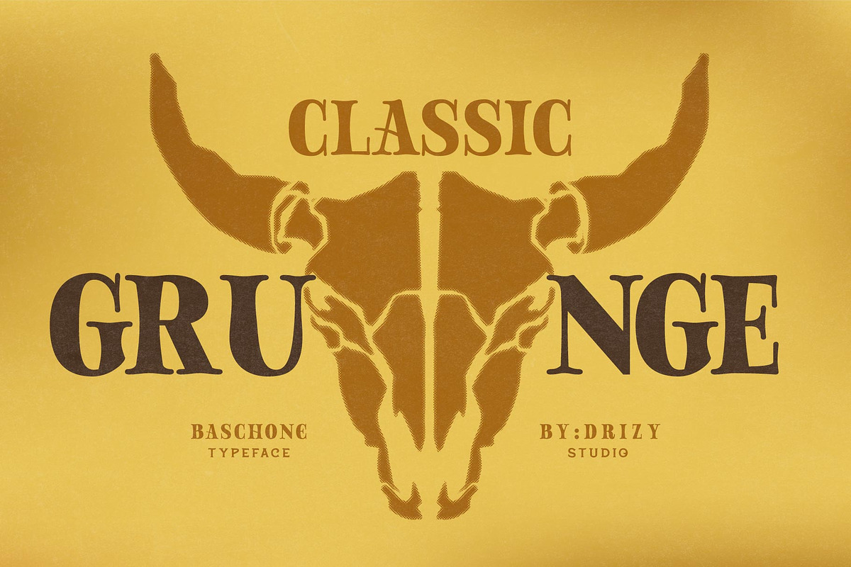 Baschone, a Serif Font by Drizy (Photo 3 of 9)