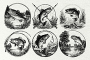 Splashing Fish Fishing Graphics, an Animal Illustration by DENIDigitalArtSudio (Thumbnail 3 of 5)