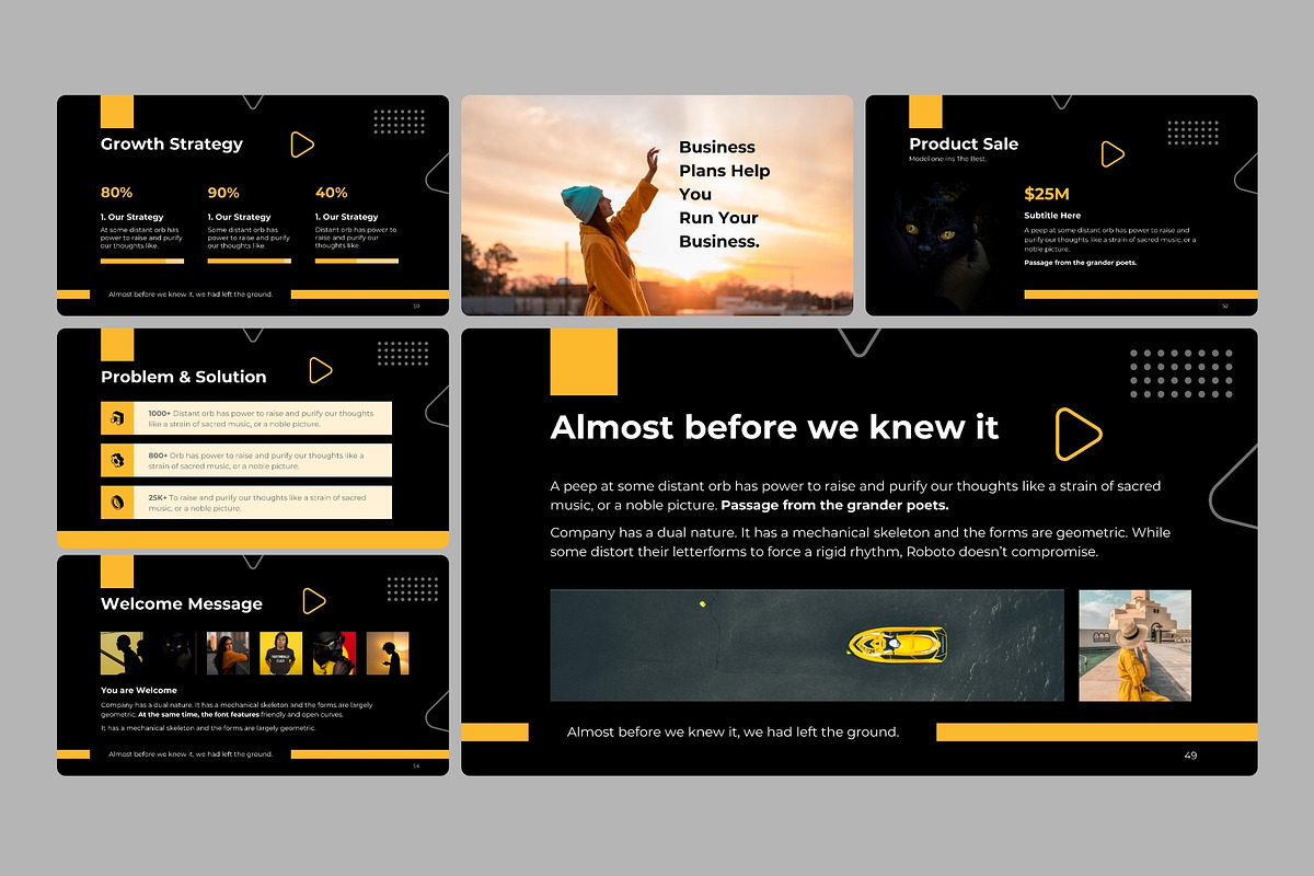Business Plan -Presentation Template, a Presentation Template by MNML Agency (Photo 26 of 34)