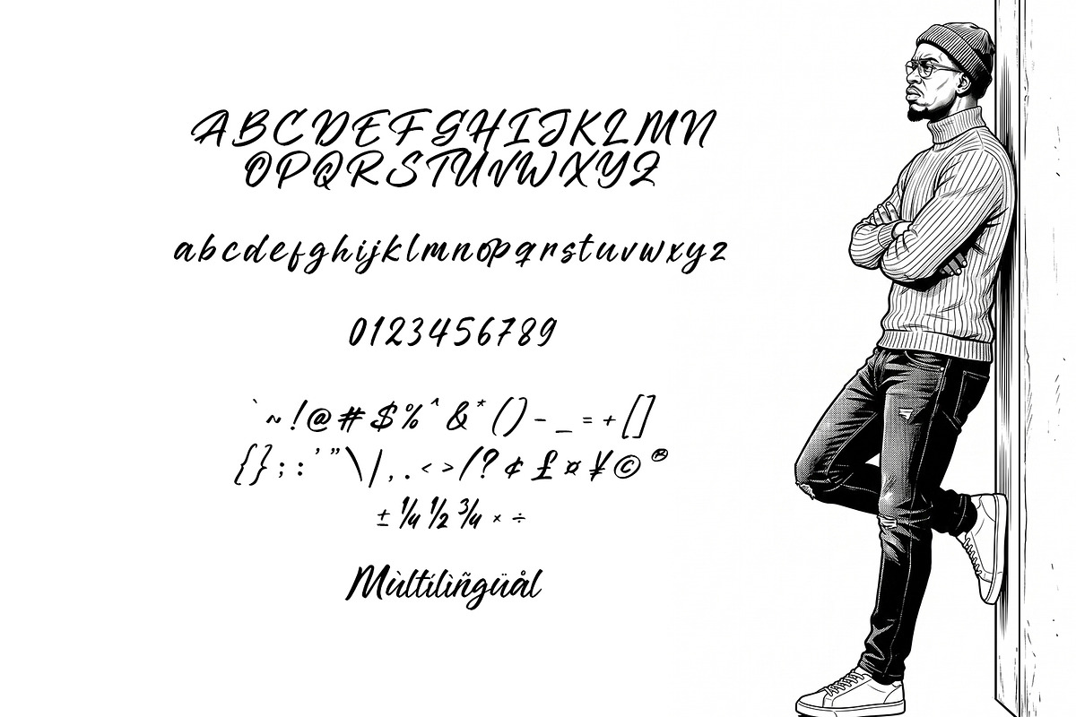 Slowing - A Modern Script, a Script Font by khurasan (Photo 7 of 7)