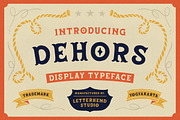 Dehors - Western Display Typeface, a Font by Letterhend Studio (Thumbnail 12 of 13)