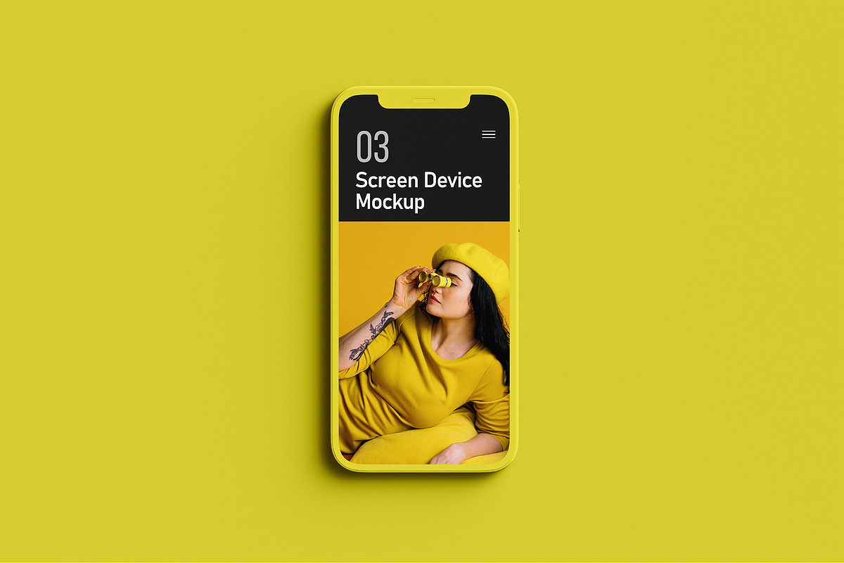 Screen Device Mockup, an iPhone Mockup by AlkStudio (Photo 10 of 12)