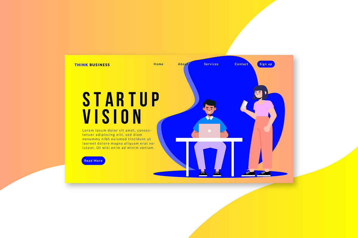 landing page collection 2020, a Landing Page Template by designbydi (Photo 2 of 6)
