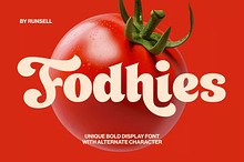 Fodhies - Food Font