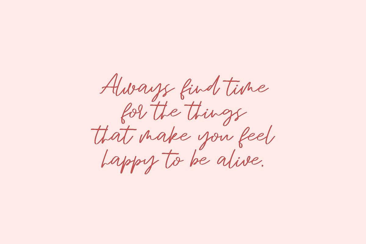 Forever Yours cute font, a Handwritten Font by BilberryCreates (Photo 6 of 9)