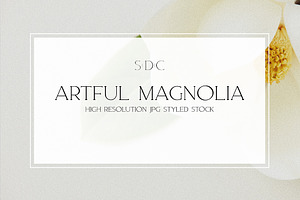 Artful Magnolia Styled Stock