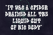 Luicoob Dripping Horror Display Font, a Handwritten Font by Maulana Creative (Thumbnail 2 of 7)