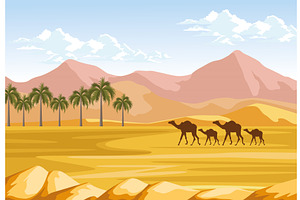 Palms And Camels