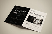 Minimalist Funeral Program Template, an Invitation Template by Vynetta (Thumbnail 5 of 7)