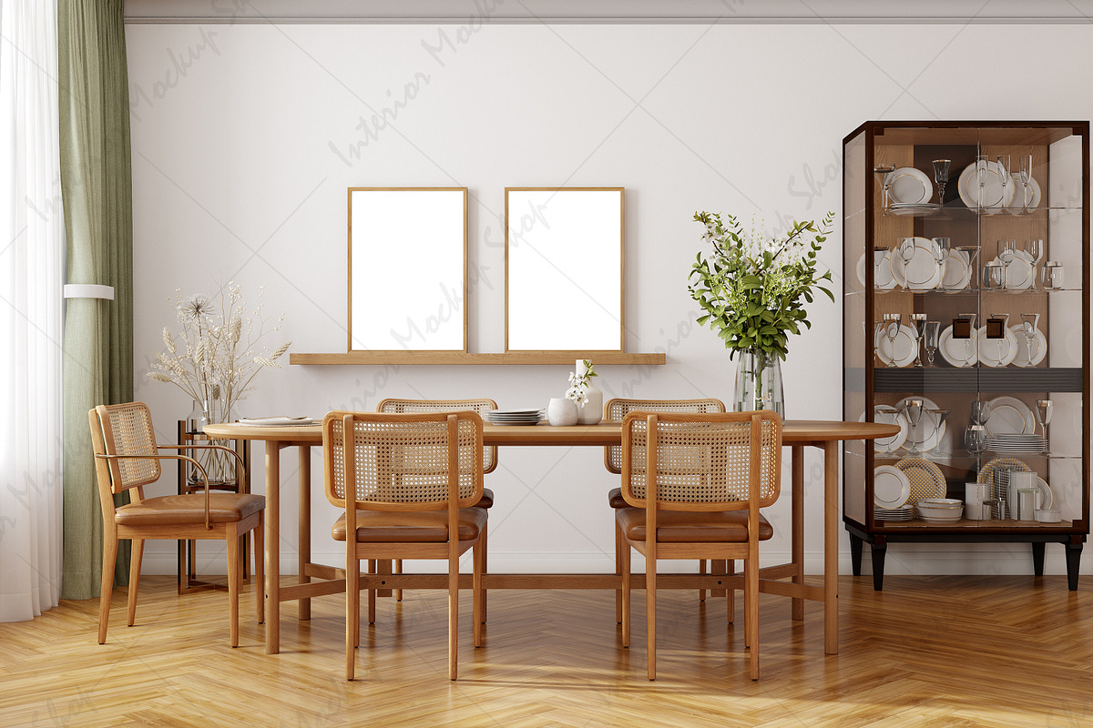 Living Room Frame Mockup, a Poster Template by Mockup Shop (Photo 2 of 3)