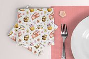Flowers Desserts Watercolor Bundle, a Food Illustration by foxsong (Thumbnail 10 of 12)