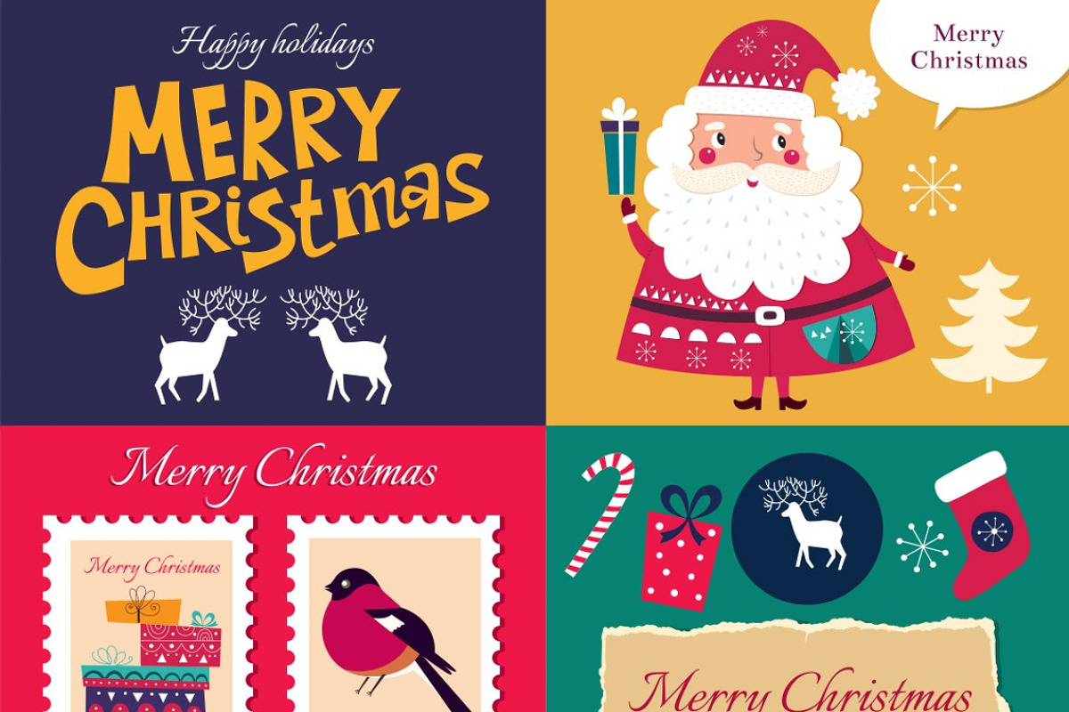 BEST CHRISTMAS BUNDLE 16 PRODUCTS, an Animal Illustration by MoleskoStudio (Photo 53 of 56)