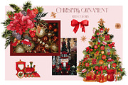 Watercolor Christmas ornaments, an Object Graphic by ma_i_vi (Thumbnail 3 of 20)
